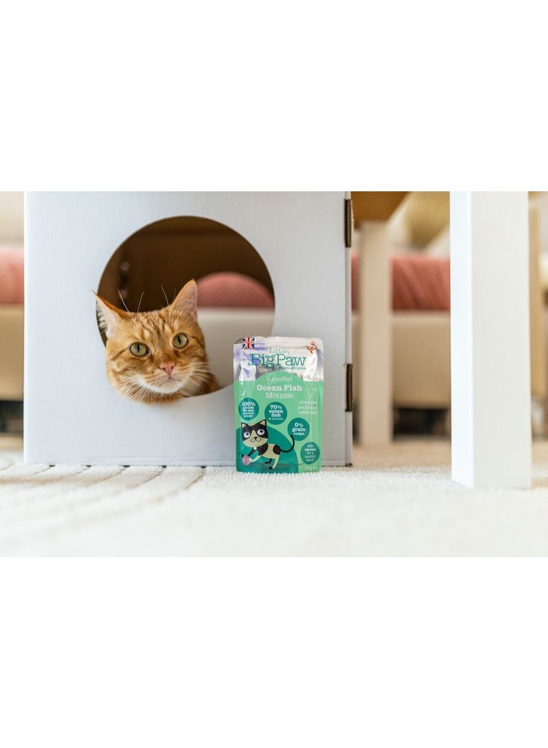 Little Big Paw Little Big Paw Gourmet Fish Mousse Cat And Kitten Wet Food 8X85G - Image 2
