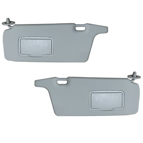Sun Visor for Honda Civic 2001 2002 2003 2004 2005 Left Right Pair Driver Passenger Sides Gray 2MPLASTIC