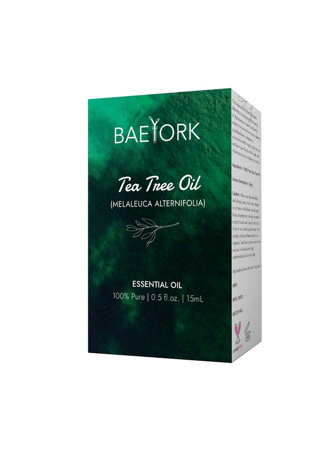 BAEYORK Australian Tea Tree Oil 15 Ml (0.5 Fl. Oz.) - 100% Pure Essential Oil For Aromatherapy, Diffusers, And Diy  - Image 4