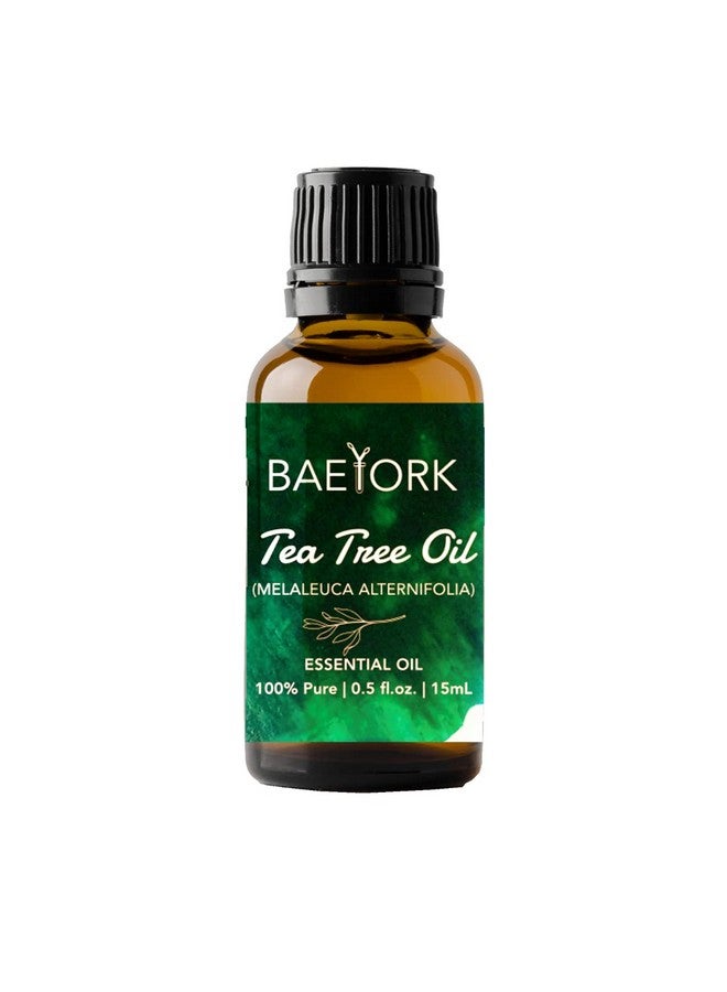BAEYORK Australian Tea Tree Oil 15 Ml (0.5 Fl. Oz.) - 100% Pure Essential Oil For Aromatherapy, Diffusers, And Diy  - Image 2