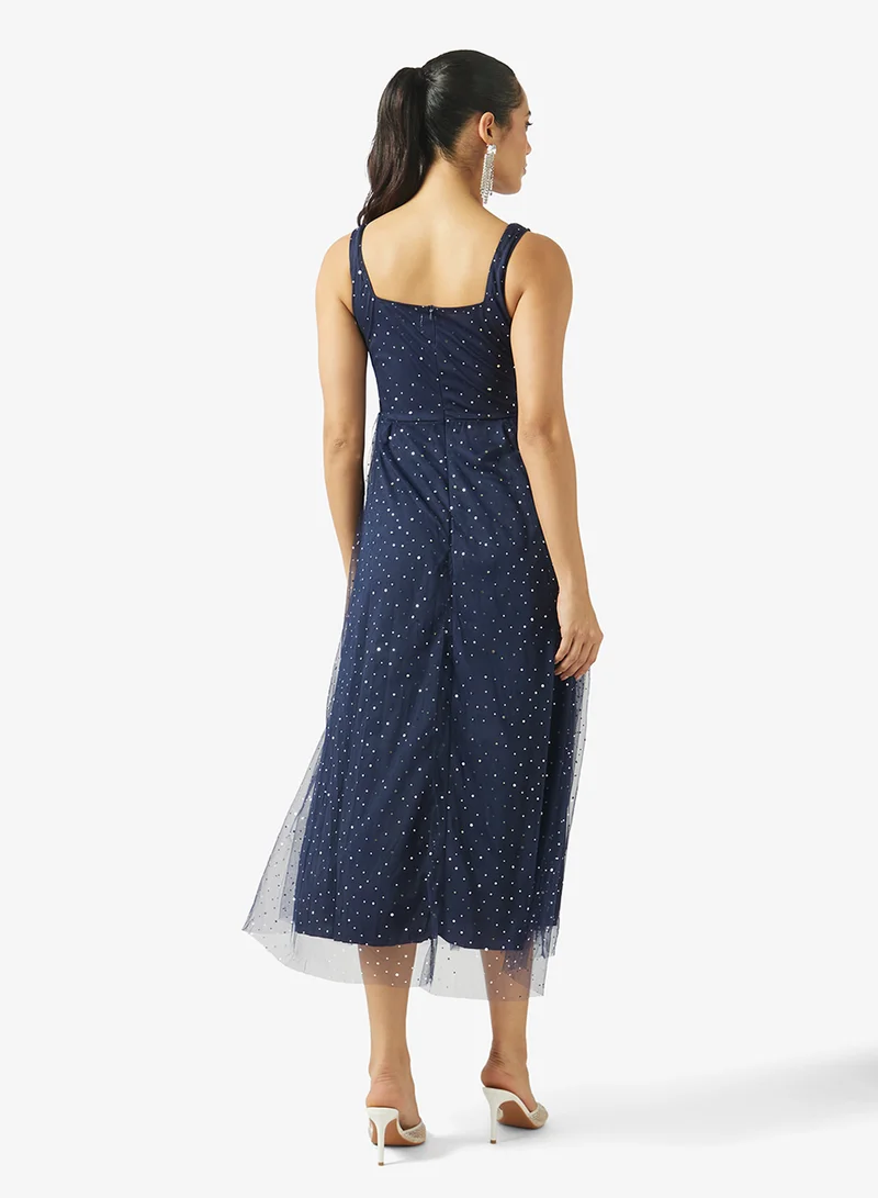Ella Limited Edition  Shimmer A-line Dress for Women | Best Price UAE