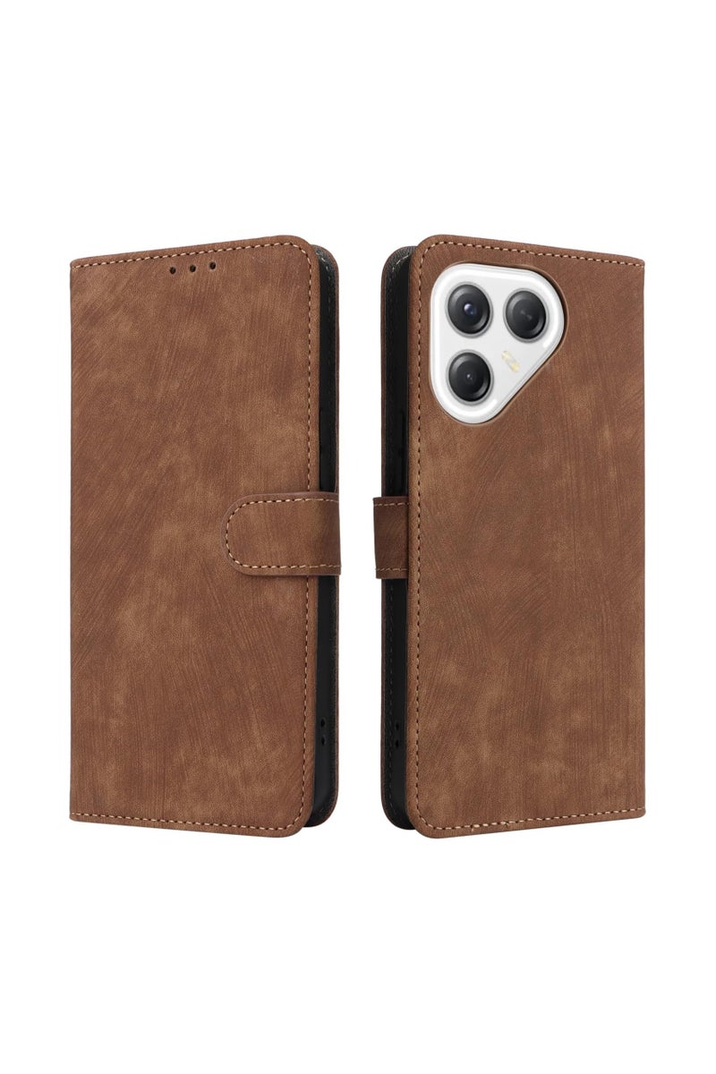 general The protective case is suitable for Tecno Pova 7 Ultra 5G, with [credit card holder] [RFID shielding], suitable for Tecno Pova 7 Ultra 5G - PU leather flip cover protective case.