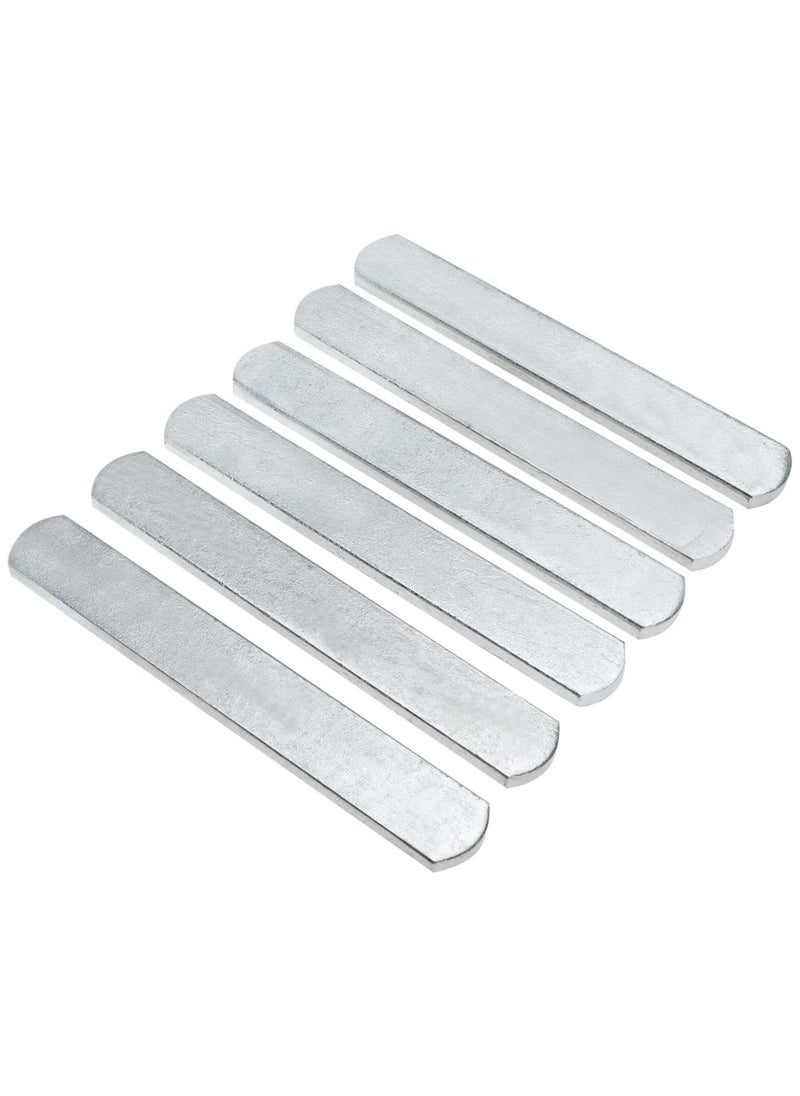 Generic Steel Plates for Weighted Vest Loading Leg Guards Strength Training 6PCS  - Image 1