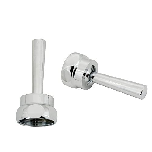 Lychee Light Manual Flush Valve Lever Assembly Repair Part Compatible with TOTO Toilet and Urinal FlushometerChrome Finished - Image 1
