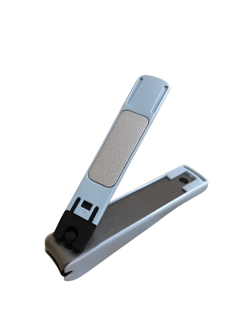 كاي مقص أظافر كاي أزرق بثلاث وظائف 562LK-0333 - شفرة من الفولاذ المقاوم للصدأ، مبرد أظافر مدمج وعلبة تجميع، صنع في اليابان - Image 2