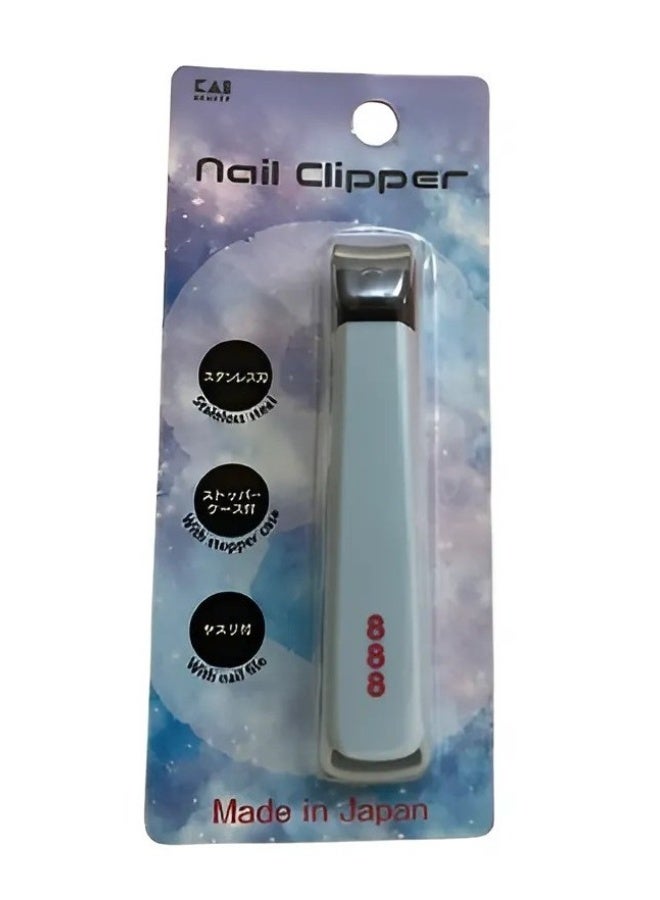 كاي مقص أظافر كاي أزرق بثلاث وظائف 562LK-0333 - شفرة من الفولاذ المقاوم للصدأ، مبرد أظافر مدمج وعلبة تجميع، صنع في اليابان - Image 5