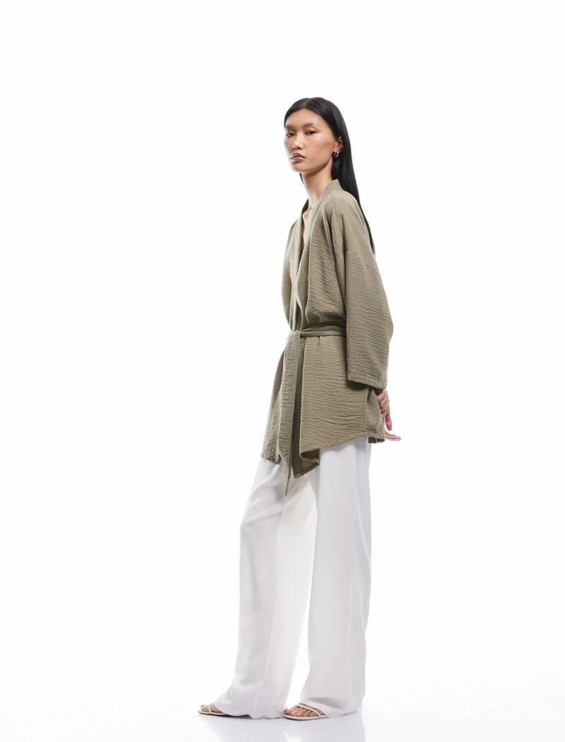 كوتون Belted Kimono
