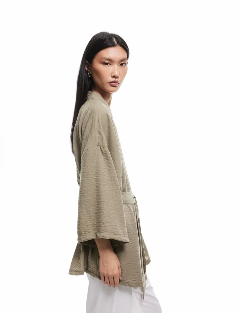كوتون Belted Kimono
