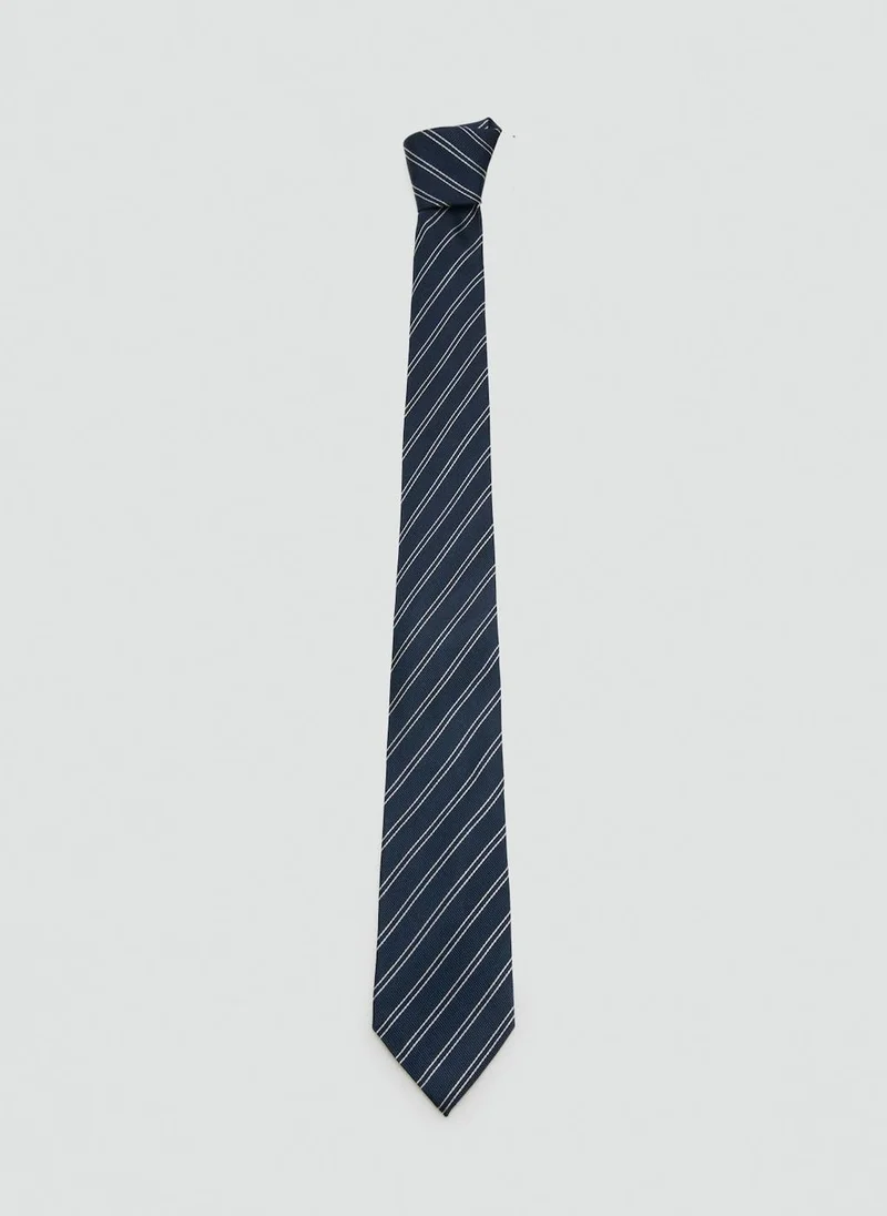مانجو مان Tie With Combined Stripes