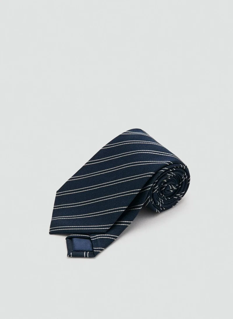 مانجو مان Tie With Combined Stripes