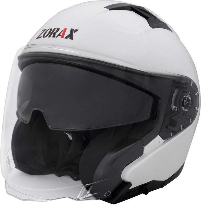 Zorax خوذة دراجة نارية زوراكس ZOR-608 توالا بوجه مفتوح مزدوج الرؤية معتمدة من ECE 2206 - Image 4