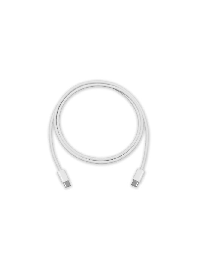 USB-C to USB-C Fast Charging Cable 60W – 1 Meter, White - Image 3