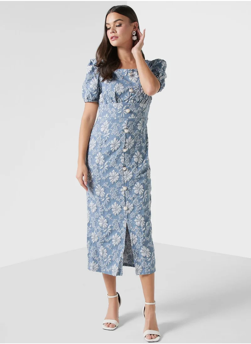 ELLA Jacquard Shift Dress