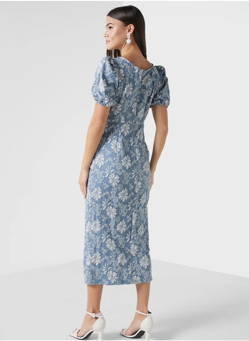 ELLA Jacquard Shift Dress