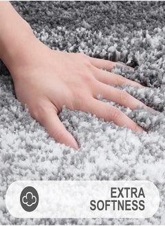 Ofrdncy Luxury Bathroom Rug Mat, Multiple sizes, Extra Soft and Absorbent Microfiber Bath Rugs, Non-Slip Plush  Bath Carpet, Machine Wash Dry(Grey)  - Image 2