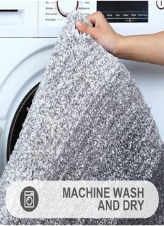 Ofrdncy Luxury Bathroom Rug Mat, Multiple sizes, Extra Soft and Absorbent Microfiber Bath Rugs, Non-Slip Plush  Bath Carpet, Machine Wash Dry(Grey)  - Image 5