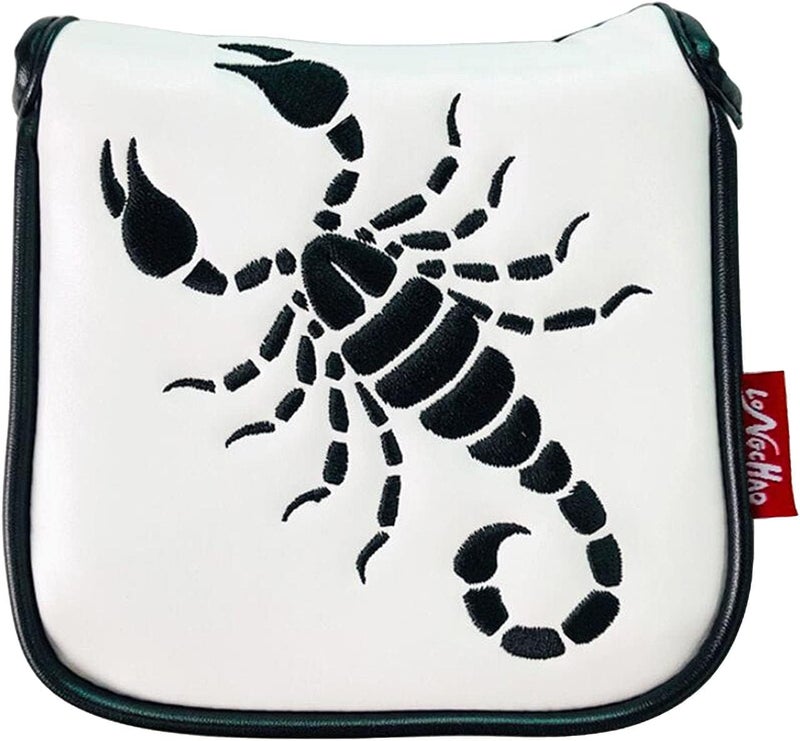 كلاراكو غطاء مضرب غولف مربع الشكل، مصنوع من جلد البولي يوريثان، غطاء رأس المضرب، إغلاق مغناطيسي - Image 4