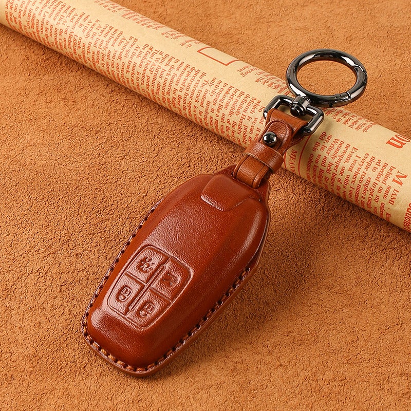 Leather Sf 90 812 F8 Gtc4 Sports Car Retro Handmade Key Case For Ferrari Roma Key Case - Image 2