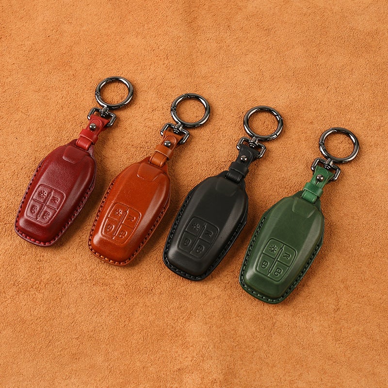 Leather Sf 90 812 F8 Gtc4 Sports Car Retro Handmade Key Case For Ferrari Roma Key Case - Image 3