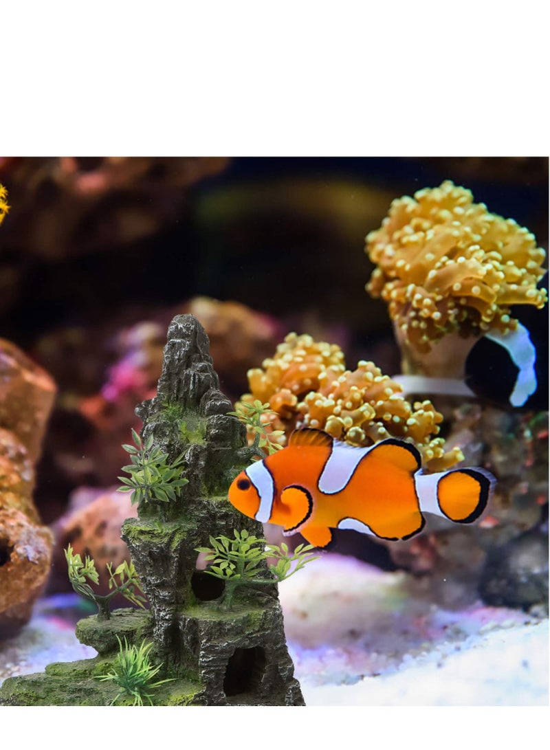 Aquarium Decoration Fish Tank  Resin Moss Stone Ornament Craft Landscape Decor for Home Fish Tank Accessories - Image 3
