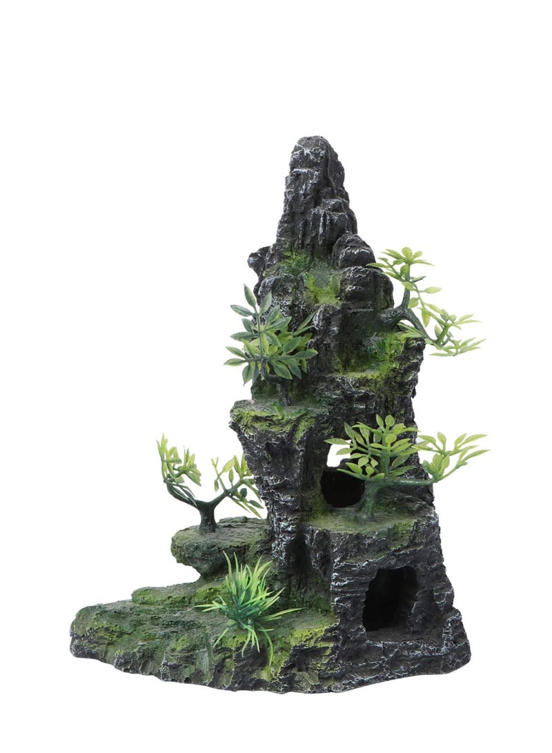 Aquarium Decoration Fish Tank  Resin Moss Stone Ornament Craft Landscape Decor for Home Fish Tank Accessories - Image 1