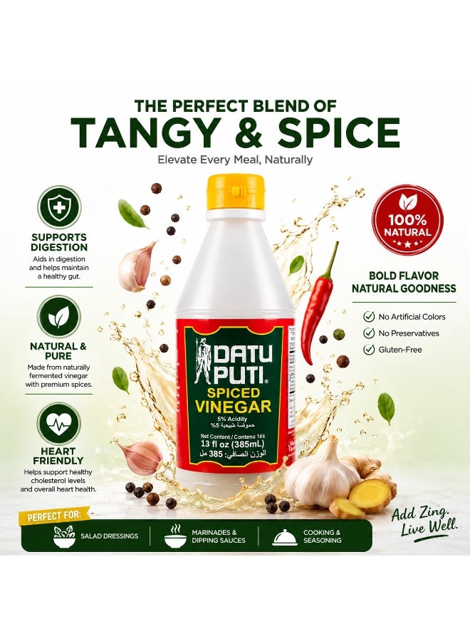 Datu Puti Spiced Vinegar 385ml - Image 4