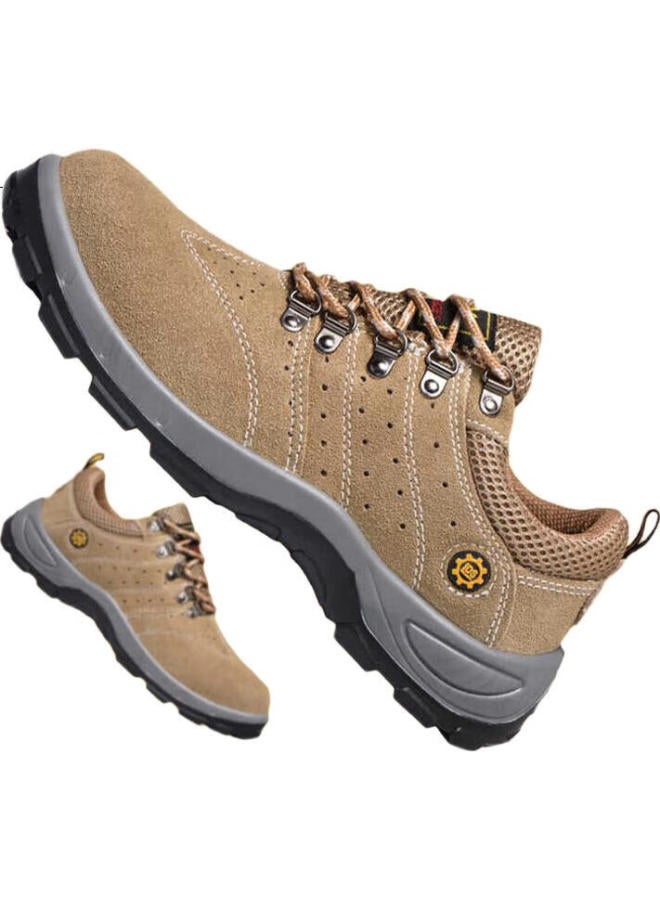 FUCHENG Men'S Breathable Steel Toe Cap Anti-Smashing Anti-Piercing Wear-Resistant Solid Bottom Work Safety Shoes 140 43 - Image 2