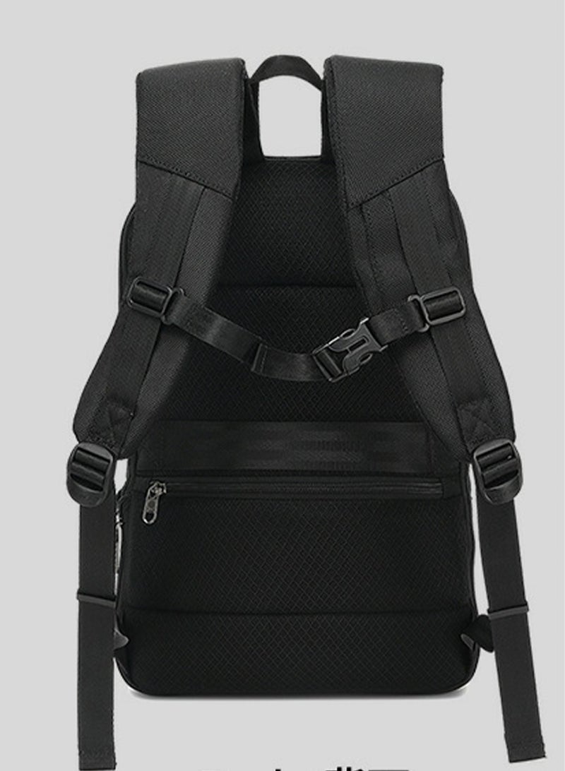 كول بيل قابل للتوسيع في الهواء الطلق حقيبة كمبيوتر محمول متعدد الوظائف حقيبة سوداء - Image 3