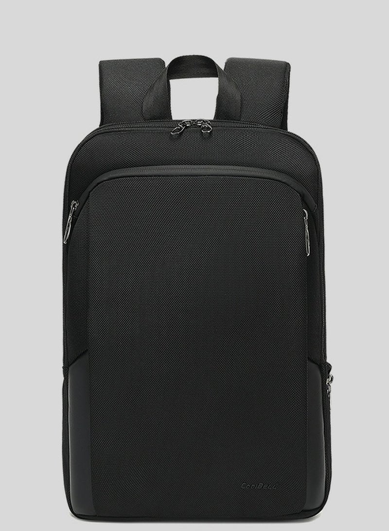 كول بيل قابل للتوسيع في الهواء الطلق حقيبة كمبيوتر محمول متعدد الوظائف حقيبة سوداء - Image 1