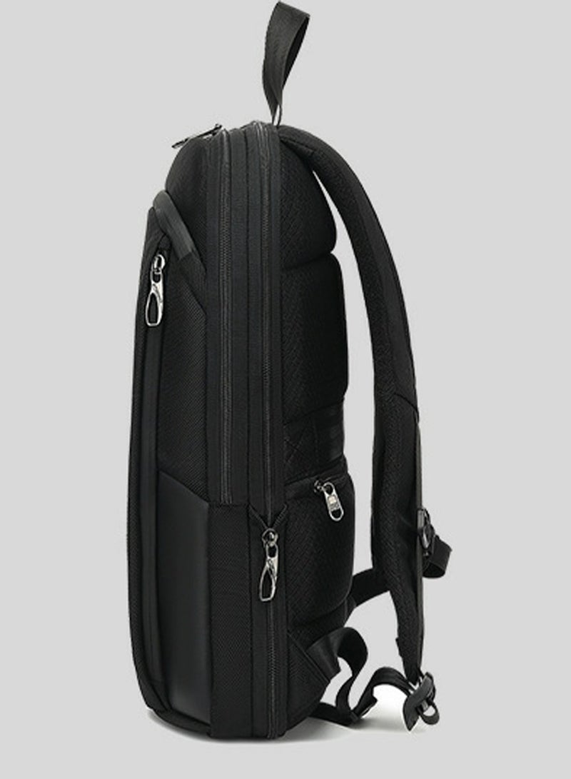 كول بيل قابل للتوسيع في الهواء الطلق حقيبة كمبيوتر محمول متعدد الوظائف حقيبة سوداء - Image 2