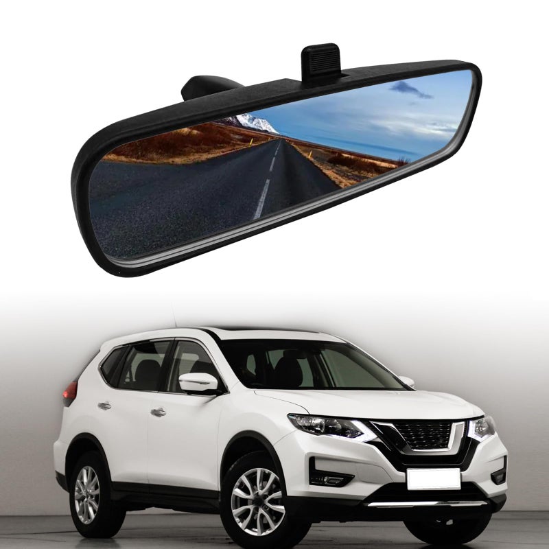 Interior Rear View Mirror Compatible with Nissan Rogue Altima NV1500 NV2500 NV3500 Frontier Cefiro Tiida Sentra Titan Fairlady 350Z 963212DR0A