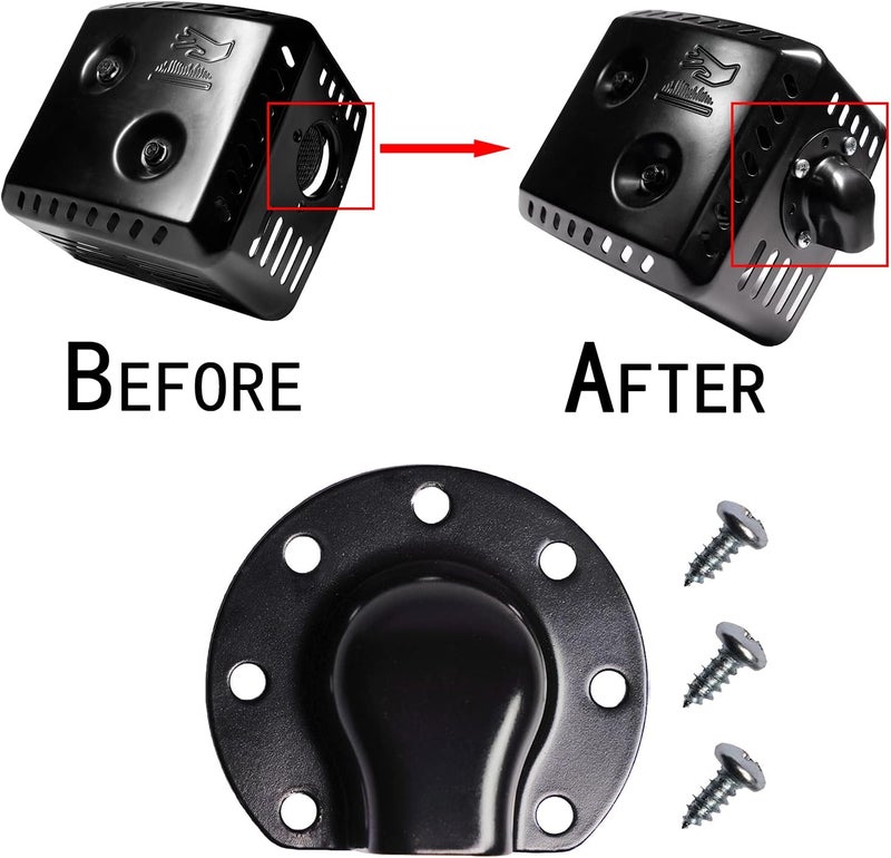 JMCHstore Upgraded Muffler Exhaust Deflector for Predator 196cc 212cc and Honda GX160 GX200 Engines - Image 5