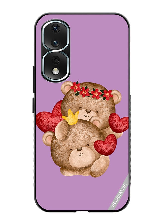 VR CREATIVE Protective Case Cover For Honor 80 Pro Bear Love Design Multicolour - Image 1