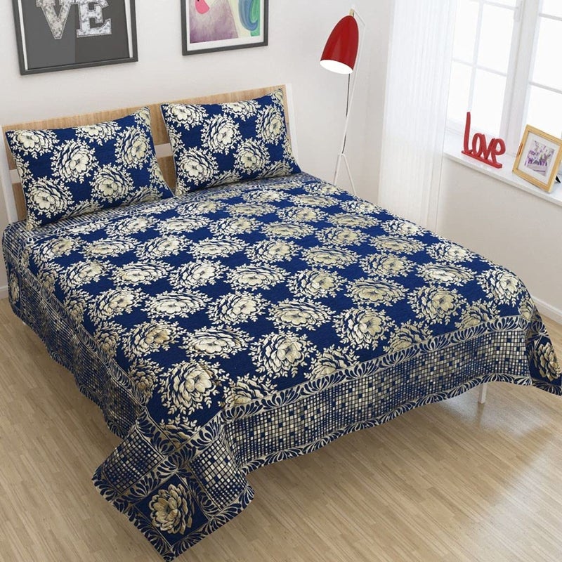 OMAJA HOME OMAJA HOME Sweet Dreams Wedding bedsheet 1 bedsheet Plus 2 Pillow Cover for Newly Couple with Bag Packing Pack of 1 Multicolor14 