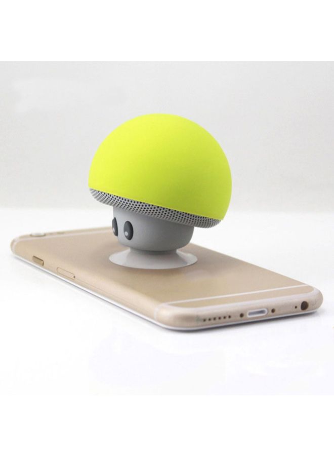 NIBEMINENT Mini Mushroom Head Wireless Bluetooth Waterproof Stereo Speaker Yellow - Image 5