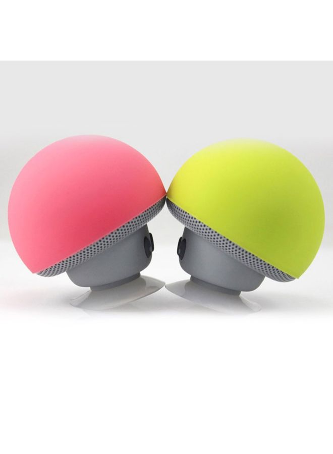 NIBEMINENT Mini Mushroom Head Wireless Bluetooth Waterproof Stereo Speaker Yellow - Image 2