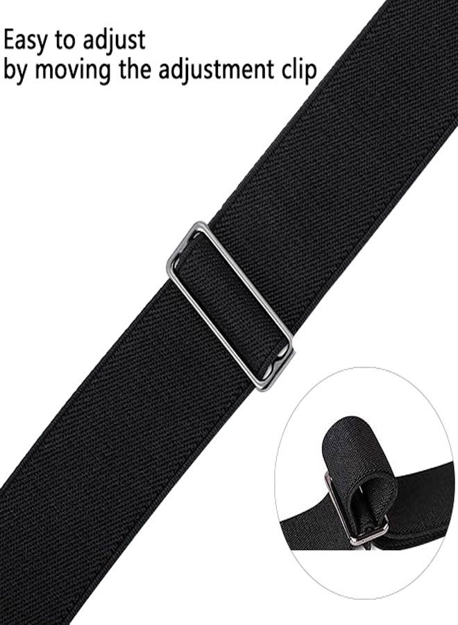 HAWAWA 4 PCS No Show Stretch Belt for Women Invisible Elastic Belt Adjustable Strap Belt with Flat Buckle for Jeans Pants Dresses Assorted Color - Image 3