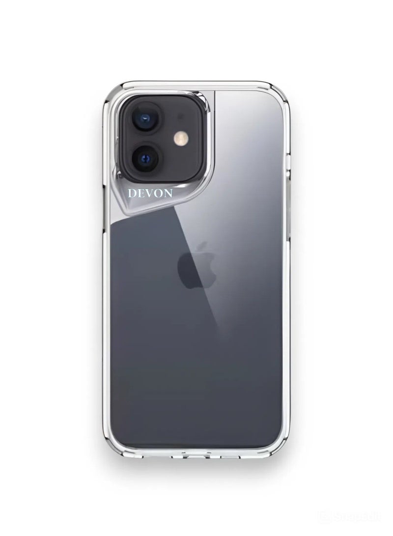 ديفون جراب موبايل ايفون 11 (iPhone 11) مضاد للصدمات, غطاء حماية مضاد للخدش, مصنوع من البولي يورثين الحراري عالي الجودة - شفاف - Image 1