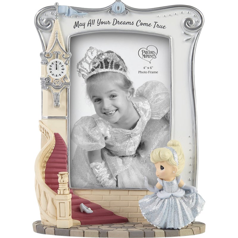 Precious Moments Precious Moments 213406 Disney Cinderella May All Your Dreams Come True ResinGlass Photo Frame