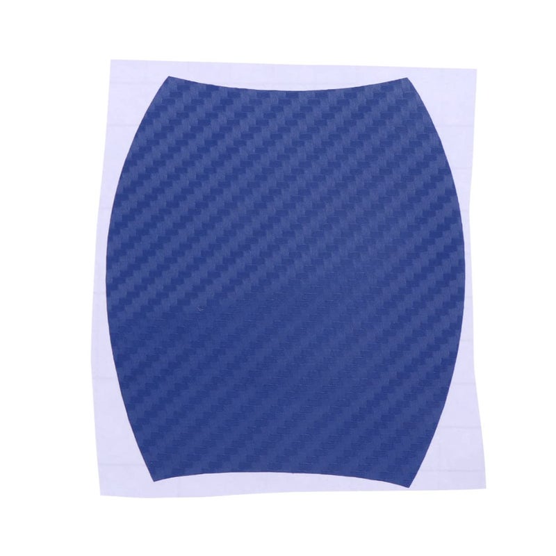 Blue Car Door Handle Scratch Protector Film 4 Pieces Carbon Fiber Style - Image 5