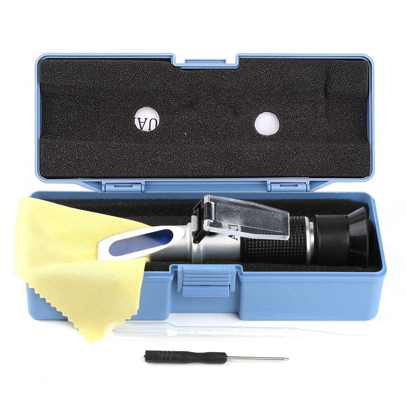Hallocool Antifreeze Refractometer in Fahrenheit 4 in 1 Antifreeze Tester Coolant Refractometer Ethylene Propylene Glycol Refractometer for Antifreeze System Diesel Exhaust Fluid, Battery Acid - Image 3