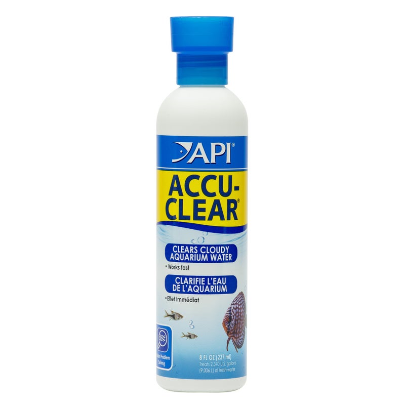 API ACCU-CLEAR Freshwater Aquarium Water Clarifier 8-Ounce Bottle - Image 1