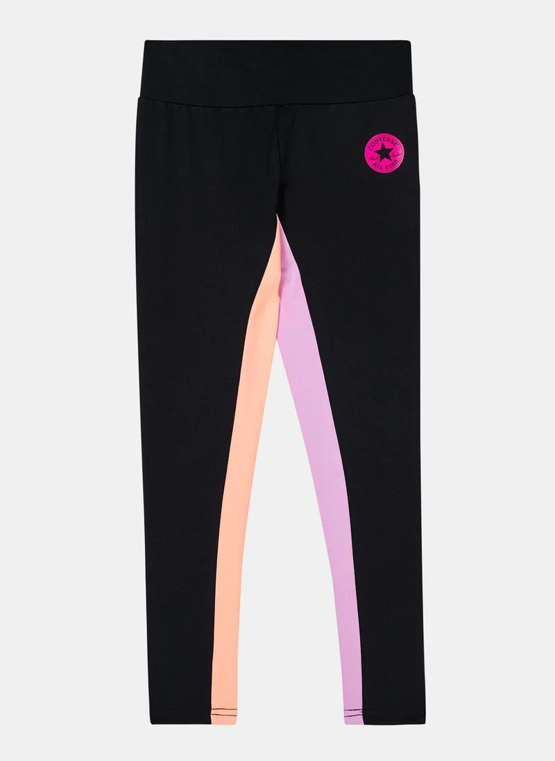 كونفرس Kids' Colour-Block High-Rise Leggings