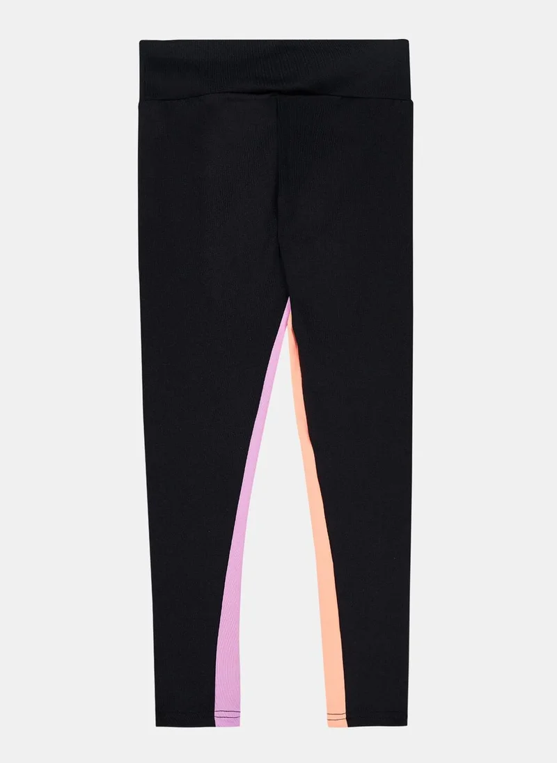 كونفرس Kids' Colour-Block High-Rise Leggings