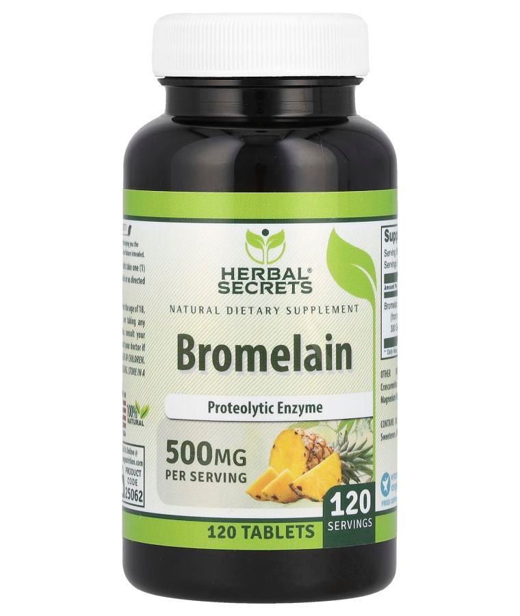 Bromelain 500 mg 120 Tablets