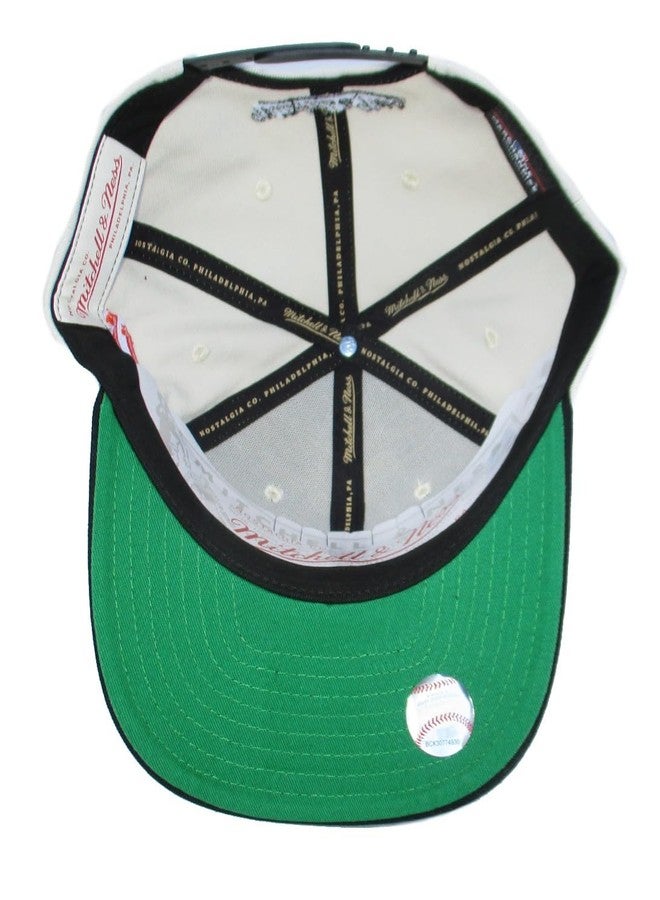 Mitchell & Ness MLB Off Word Pro Snapback Adjustable Hat Cap - Off White (US, Alpha, One Size, Off White, Los Angeles Dodgers) - Image 4