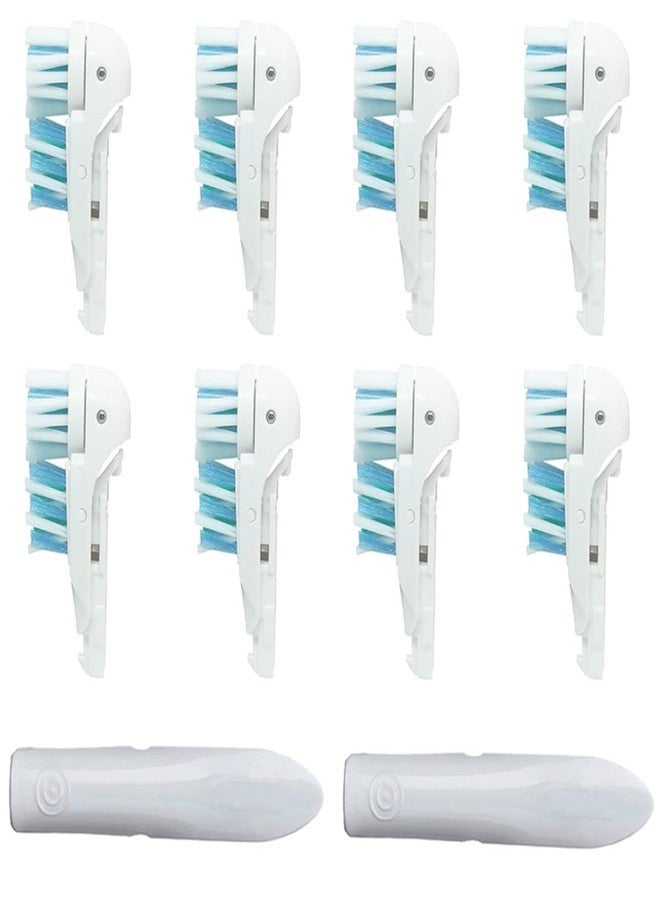Othanary Sensitive Replacement Toothbrush Heads Compatible with Oral-B Cross Action Power 3733 4732,Rotating Powerhead and Crisscross Bristles (White) - Image 1