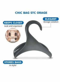 Excefore Purse Hanger Hook Bag Rack Holder, Handbag Hanger Organizer Storage 2 Pcs  - Image 3