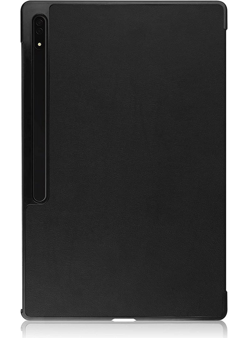 Theodor Protective Flip Case For Samsung Galaxy Tab S7 - S8 With Trifold Stand Auto Wake Sleep Shockproof Cover Skull - Image 2