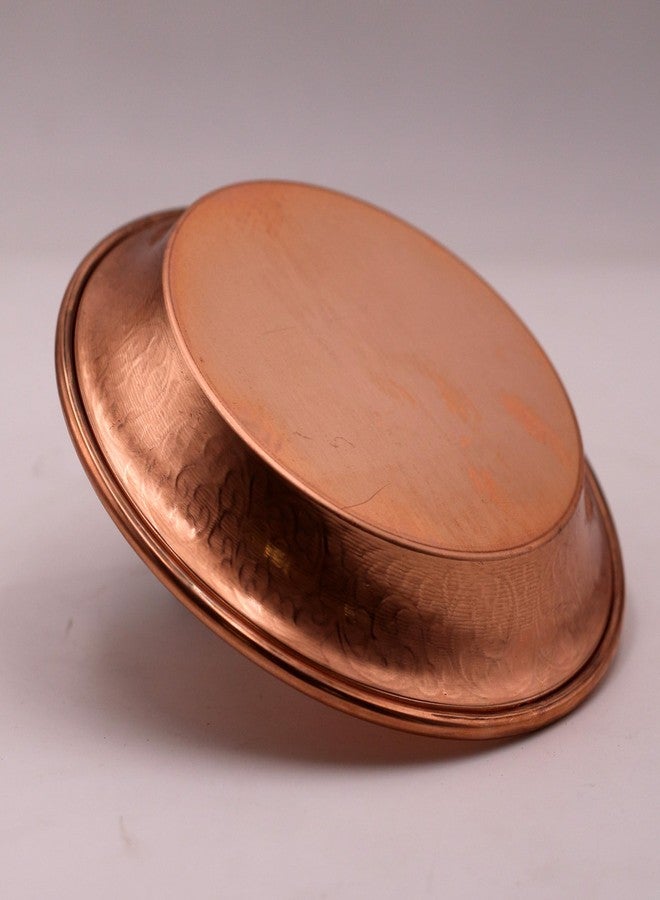 Amitofo Copper Offering Prayer Ritual Bowl - Hand-Hammered Brass Decorative Plate Great for use Smudging, Incense Burner Holder,Candle Dish, Ash Catcher,Jewelry Dish,keys Basket - Image 3